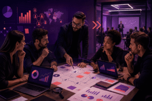 Cálculo de ROI de treinamento de vendas — comparação de taxa de conversão, ciclo médio e ticket médio antes e depois da capacitação comercial