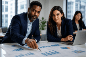 Trilha de desenvolvimento comercial por senioridade — treinamento segmentado para SDR, vendedor pleno, closer sênior e líder comercial